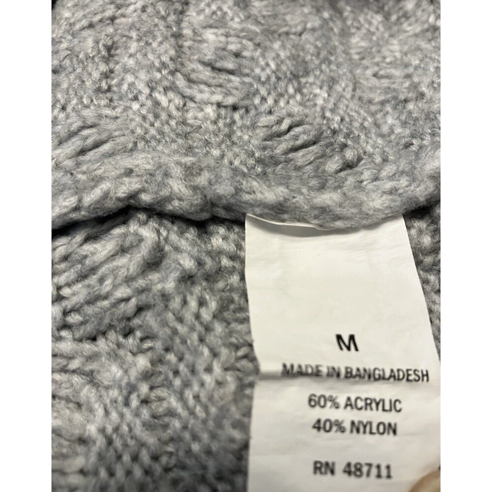 Falls Creek Womens Gray Crew Neck Sweater Size Medium - Picture 3 of 7